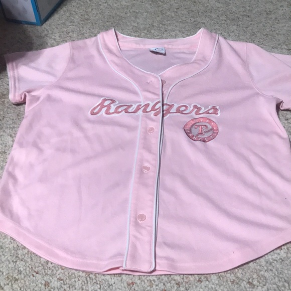 texas rangers pink jersey